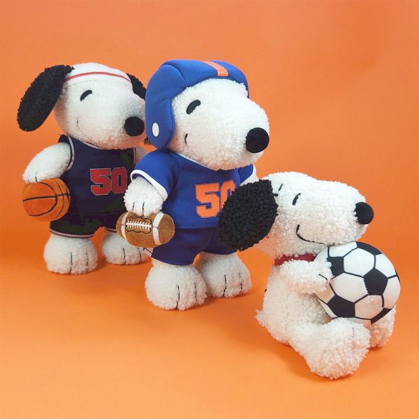 BON TON TOYS Snoopy史努比填充玩偶-足球狗 16cm