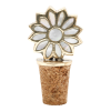 48292743.png 荷蘭 À la Collection 手工黃銅鑲嵌珍珠母貝 雛菊造型酒瓶塞
