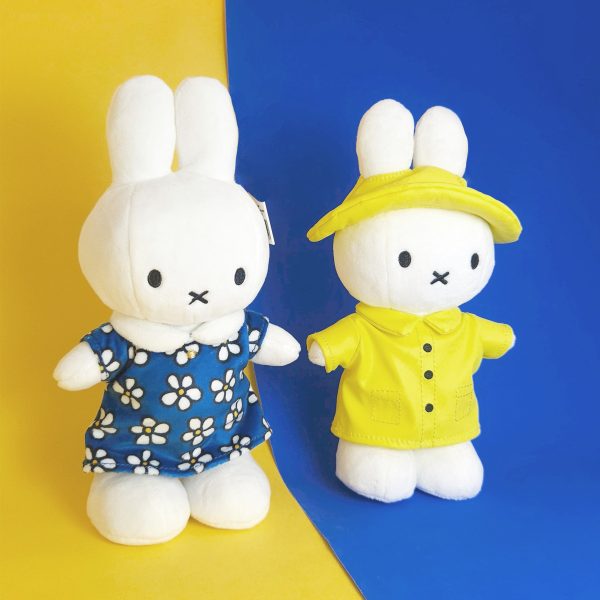 BON TON TOYS Miffy米菲兔填充玩偶-雨衣兔 24cm