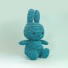 BON TON TOYS Miffy米菲兔ECO燈芯絨填充玩偶-限量版 北海藍 23cm